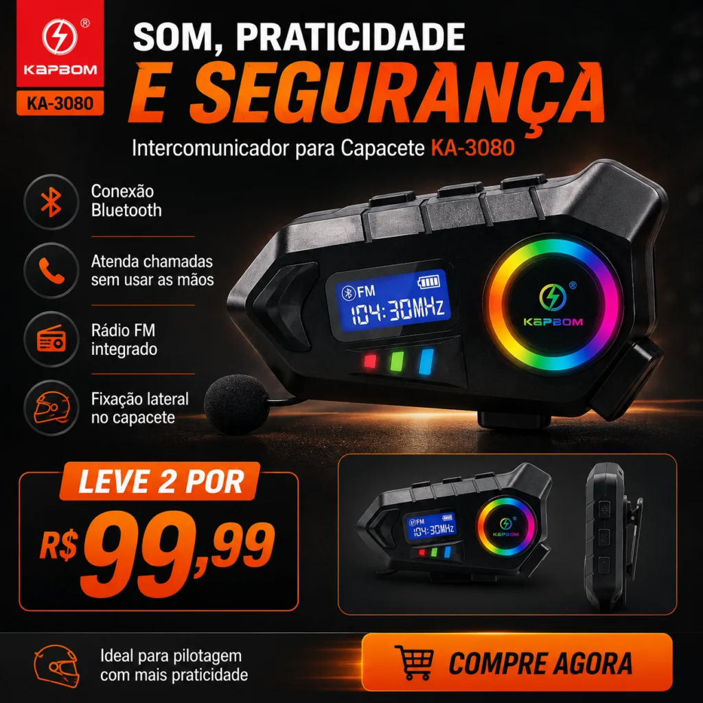 2 Intercomunicador Para Capacete