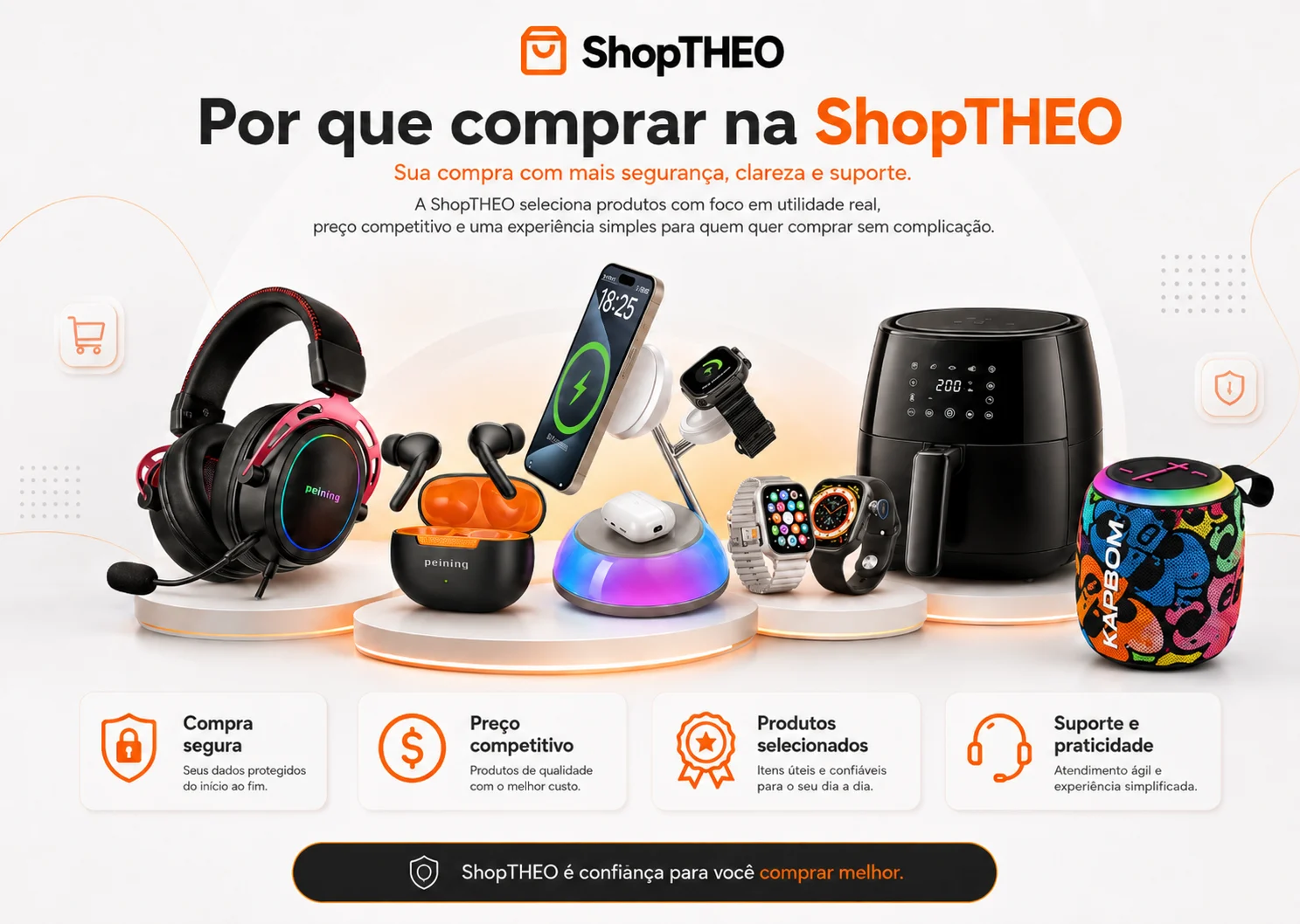 Produtos selecionados ShopTHEO