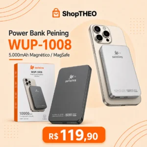 Power Bank Peining WUP-1008 5.000mAh Magnético/MagSafe