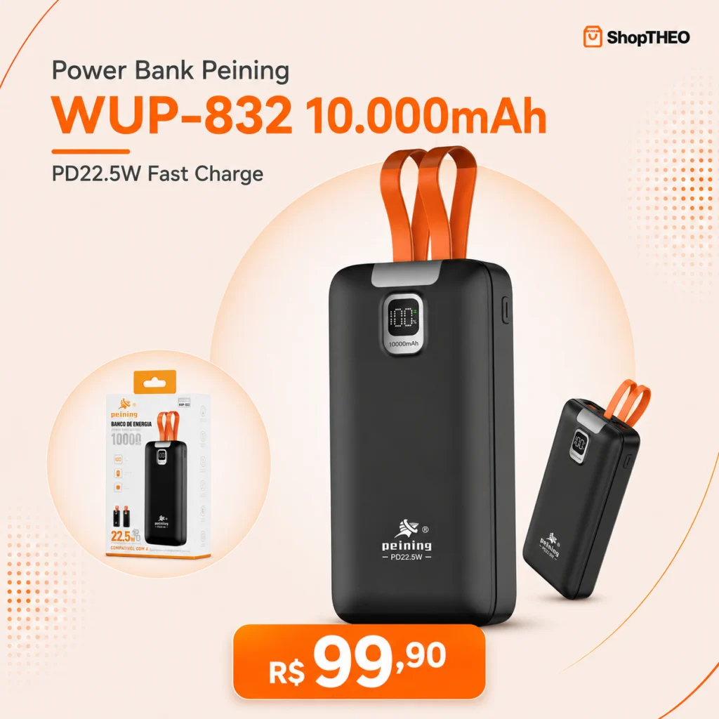 Power Bank Peining WUP-832 10.000mAh