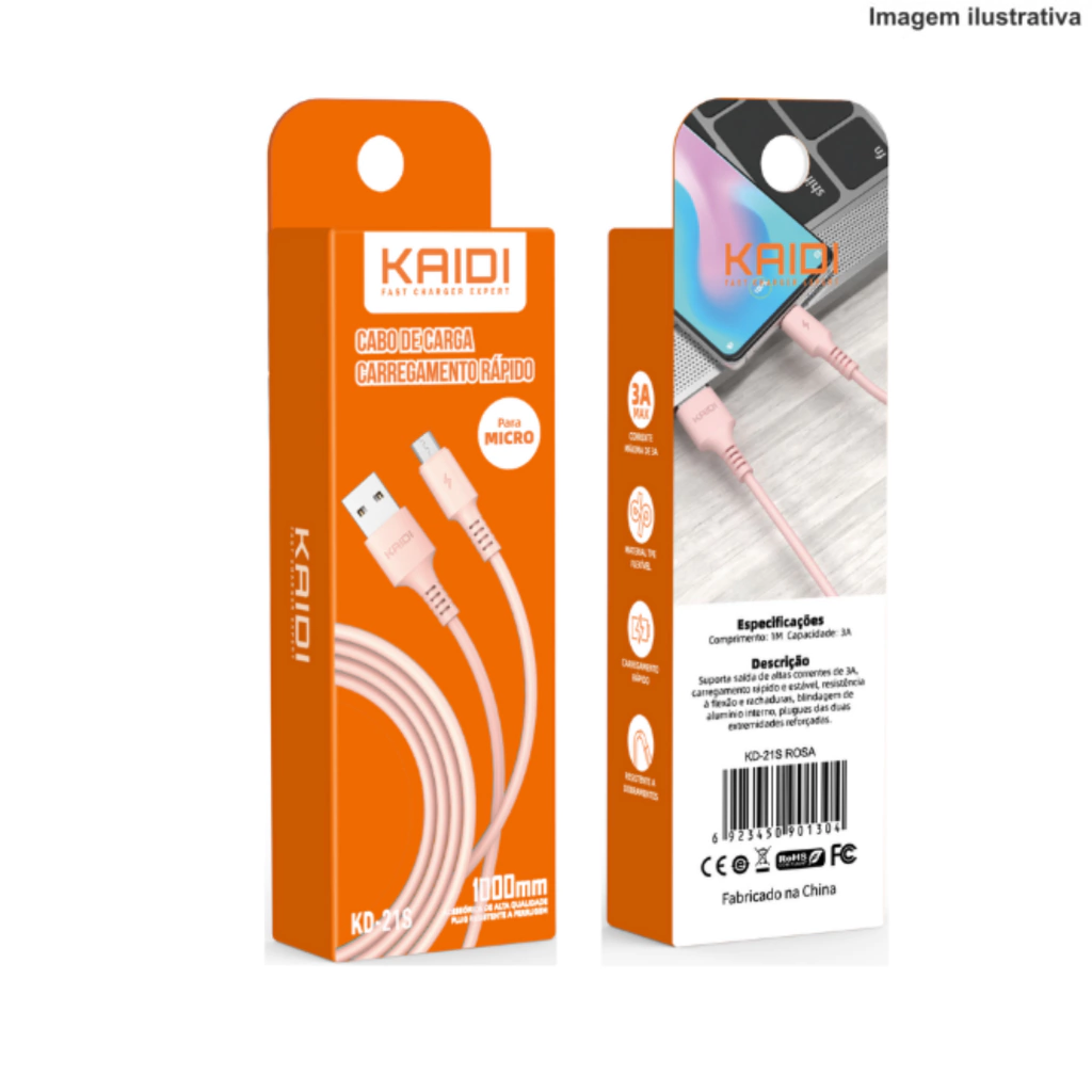 Cabo De Carga Rapido V8 Kd-28S/23S/16S Kd-28M Kd-23M Kd-21M Kaidi