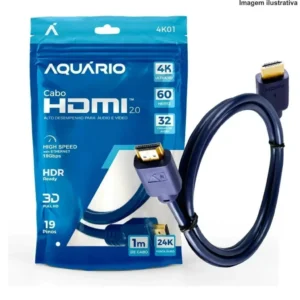 Cabo Hdmi 1M Aquário 4K01