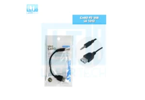 Cabo Usb Femea + P2 Macho Le-1012