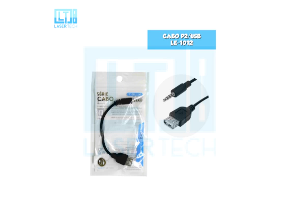 Cabo Usb Femea + P2 Macho Le-1012