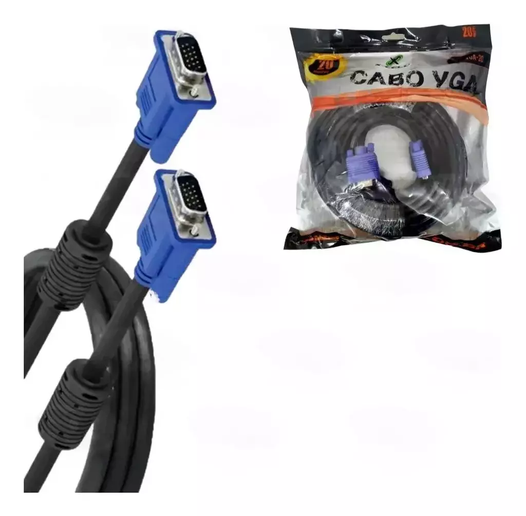 Cabo Vga+Vga 20Mts Xc-Vga-20 X-Cell