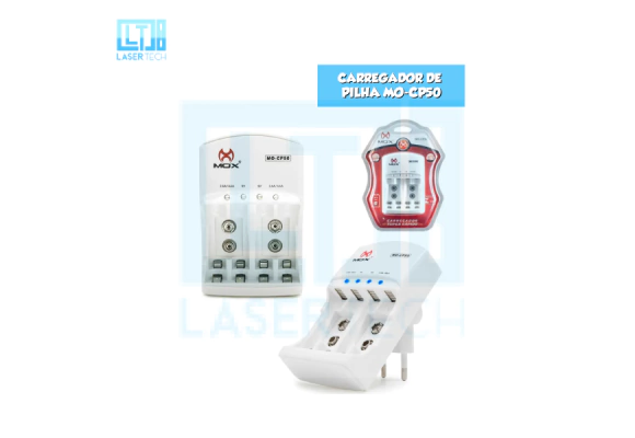Carregador De Pilha Sozinho Mo-Cp50
