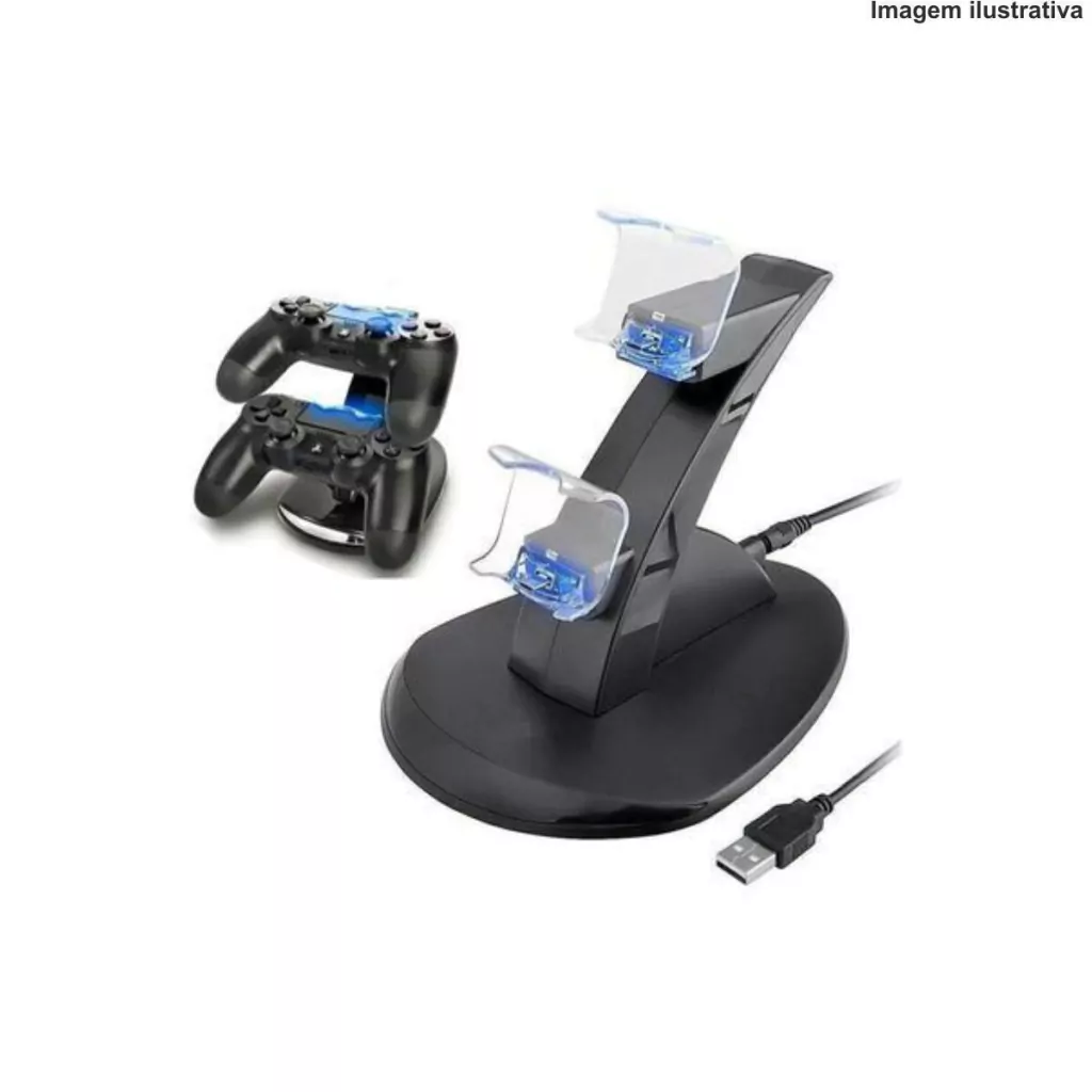 Carregador E Suporte De Controle Ps4