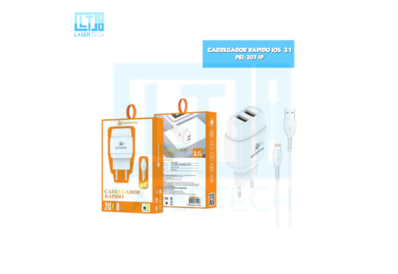 Carregador Rapido Ios 3.1 Pei-205 Pei-207 Ip