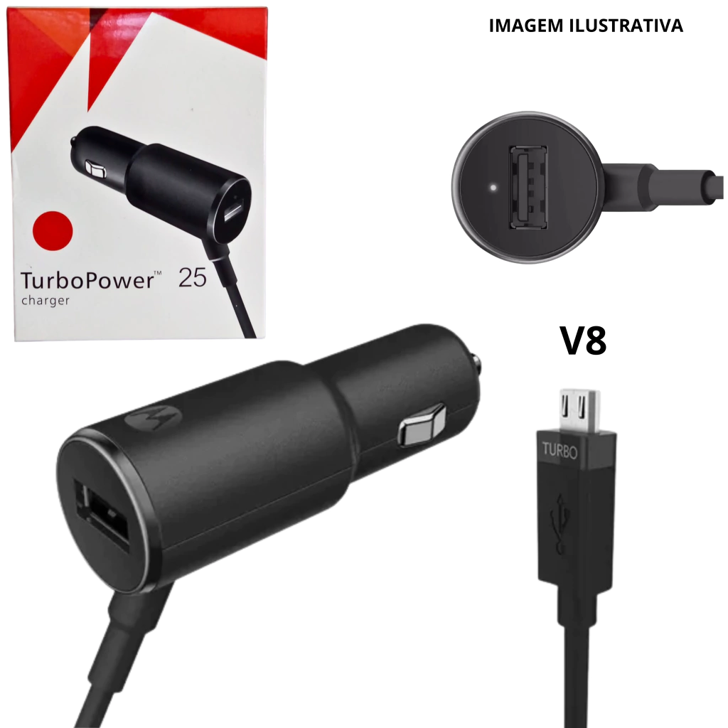Carregador Veicular Turbo Power 25 8983N