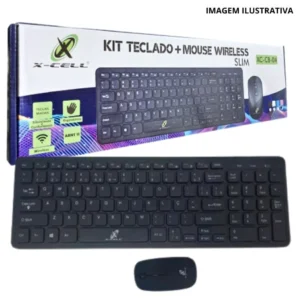 Kit Teclado C/ Mouse Slim Xc-Cb-04