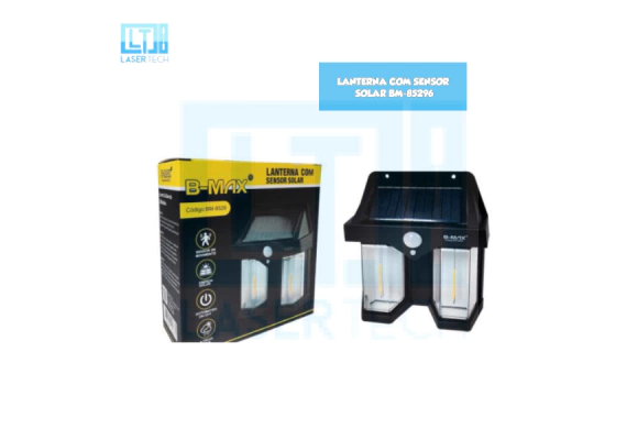 Lanterna Com Sensor Solar Bm-8529