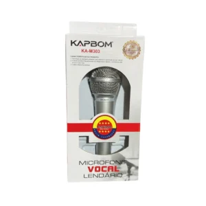 Microfone Vocal C/Fio Ka-M303 Kapbom