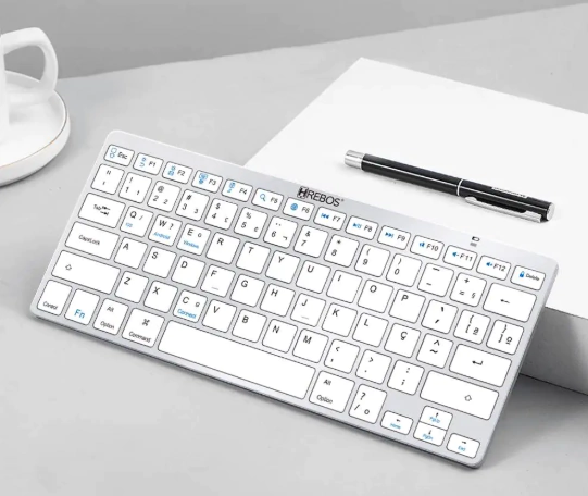 Mini Teclado S/Fio Hs-750 Hrebos