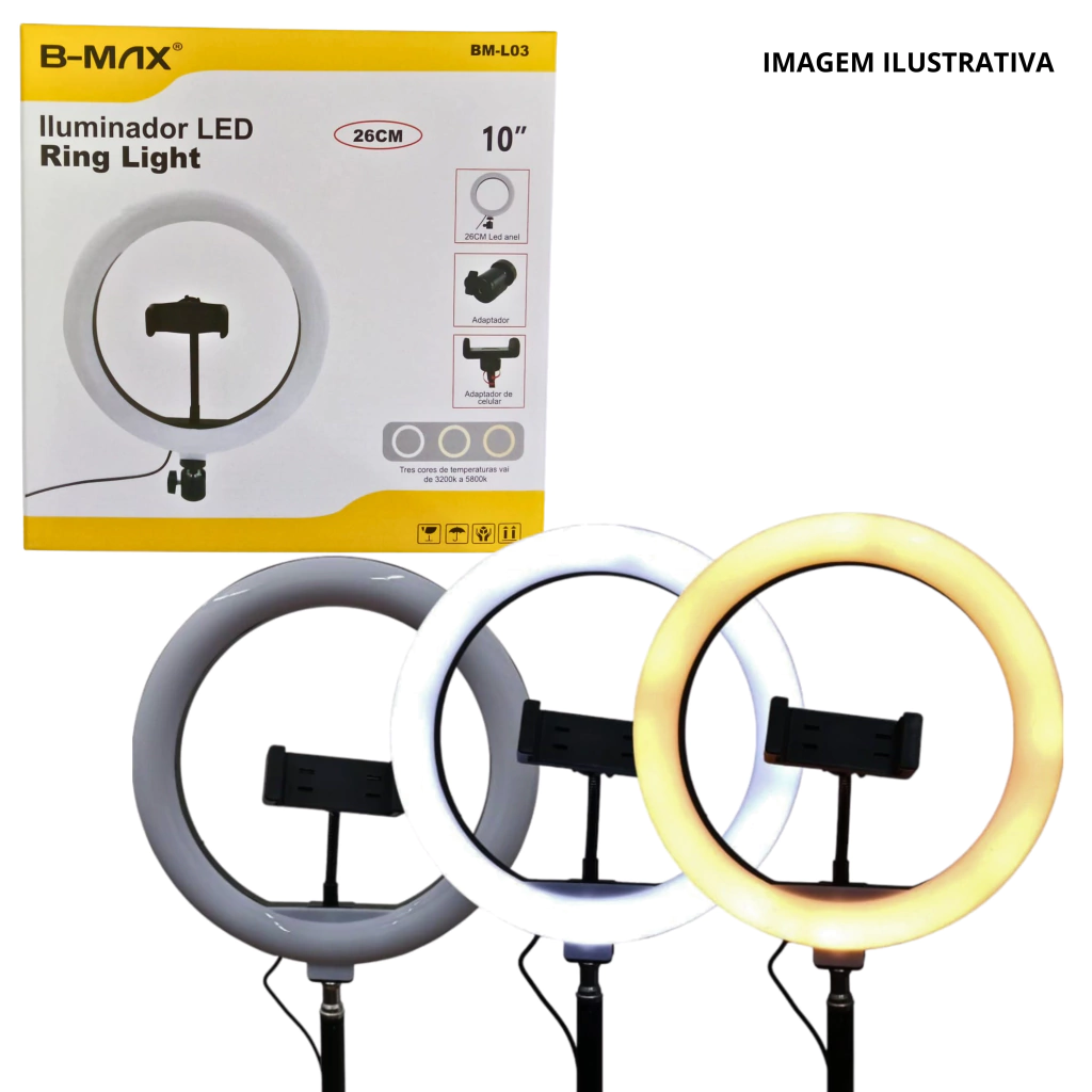 Ring Light 10 Polegadas Sozinha Bm-L03
