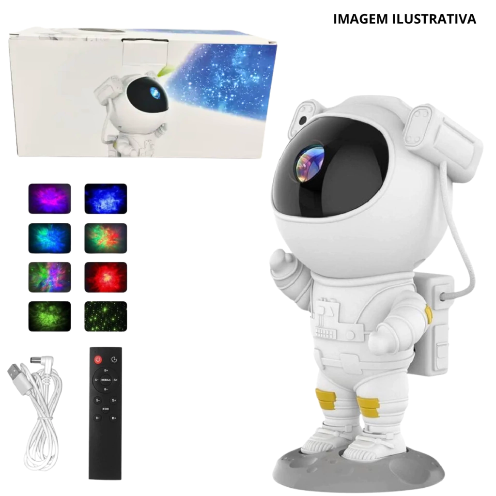Projetor De Luz Astronauta Constelaçao XKD-01