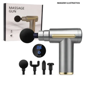 Pistola De Massagem Gun Massageador Aj-F14-2h Jm-05
