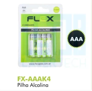 Pilha Alcalina C/ 4 Und Aaa Palito Fx-Aaak4 Fx-Aaaz4