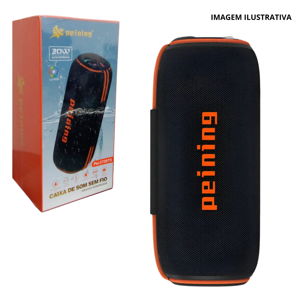 Caixa De Som 30W Peining Pei-272Bts