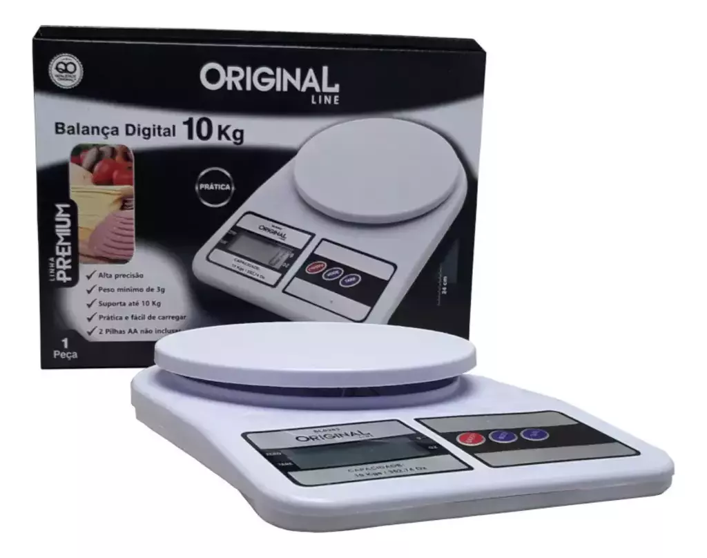 Balança De Cozinha Digital Até 10Kg Sl0363D