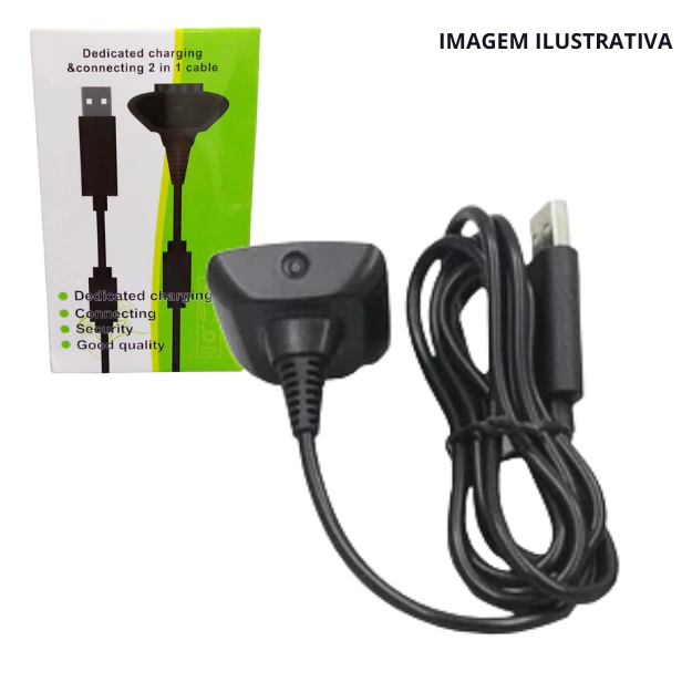 Cabo Carregador Para Controle X Box