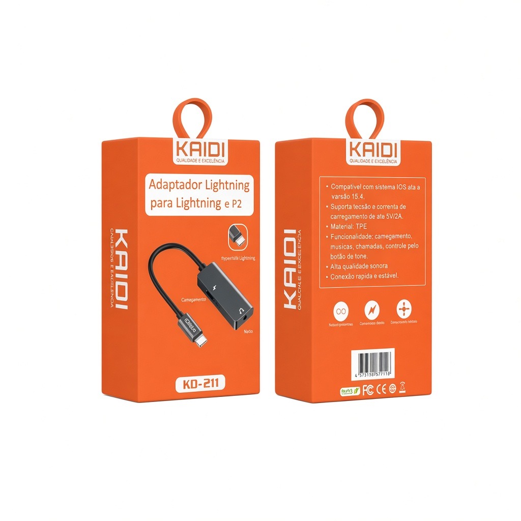 Adaptador Lightning Para Lightning E P2 Kd-211 Kd-215