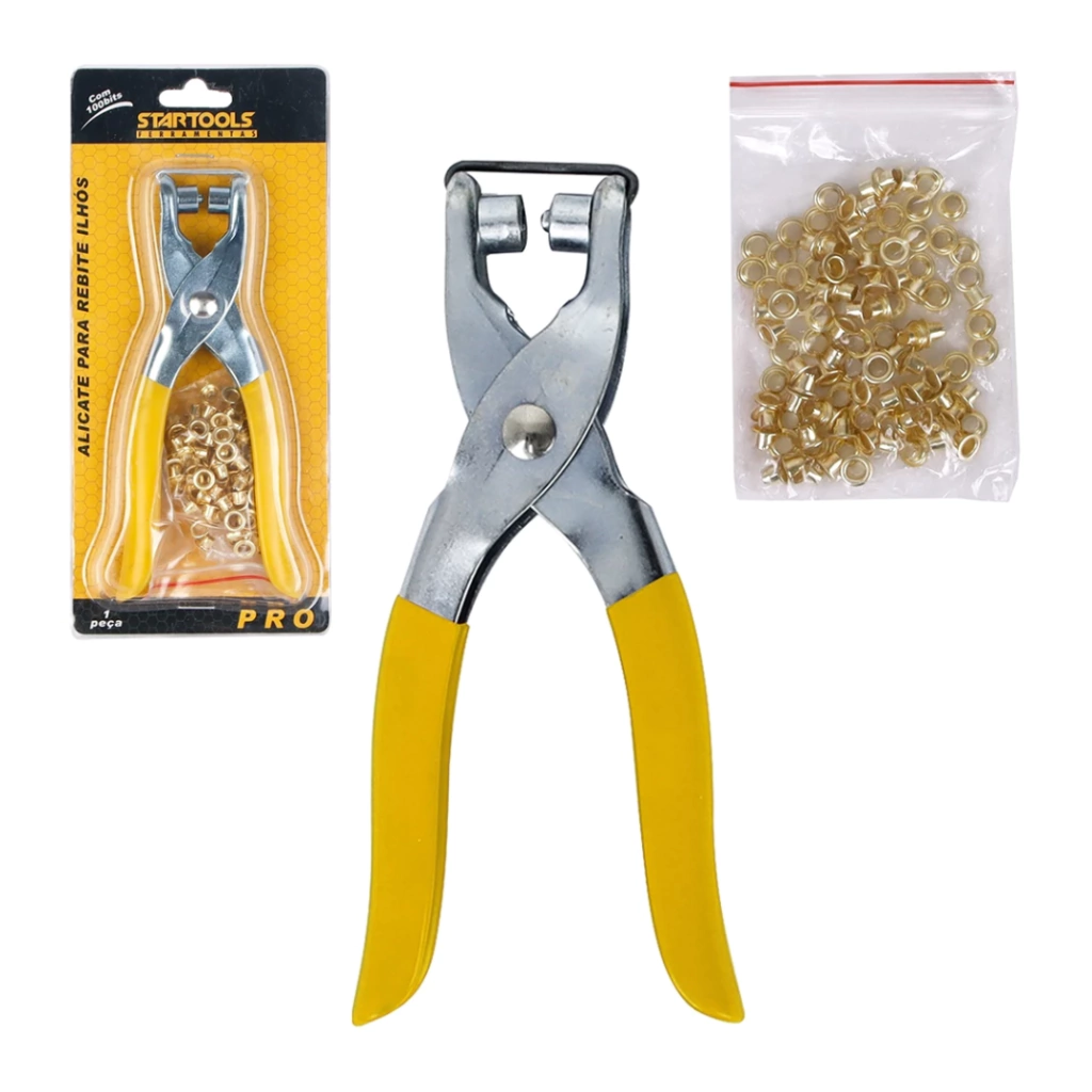 Alicate P/ Rebite Ilhós C/ 100 Bits Ar0450 Startools