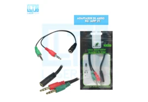 Cabo Adaptador P2 Macho + P3 Femea Xc-Adp-21