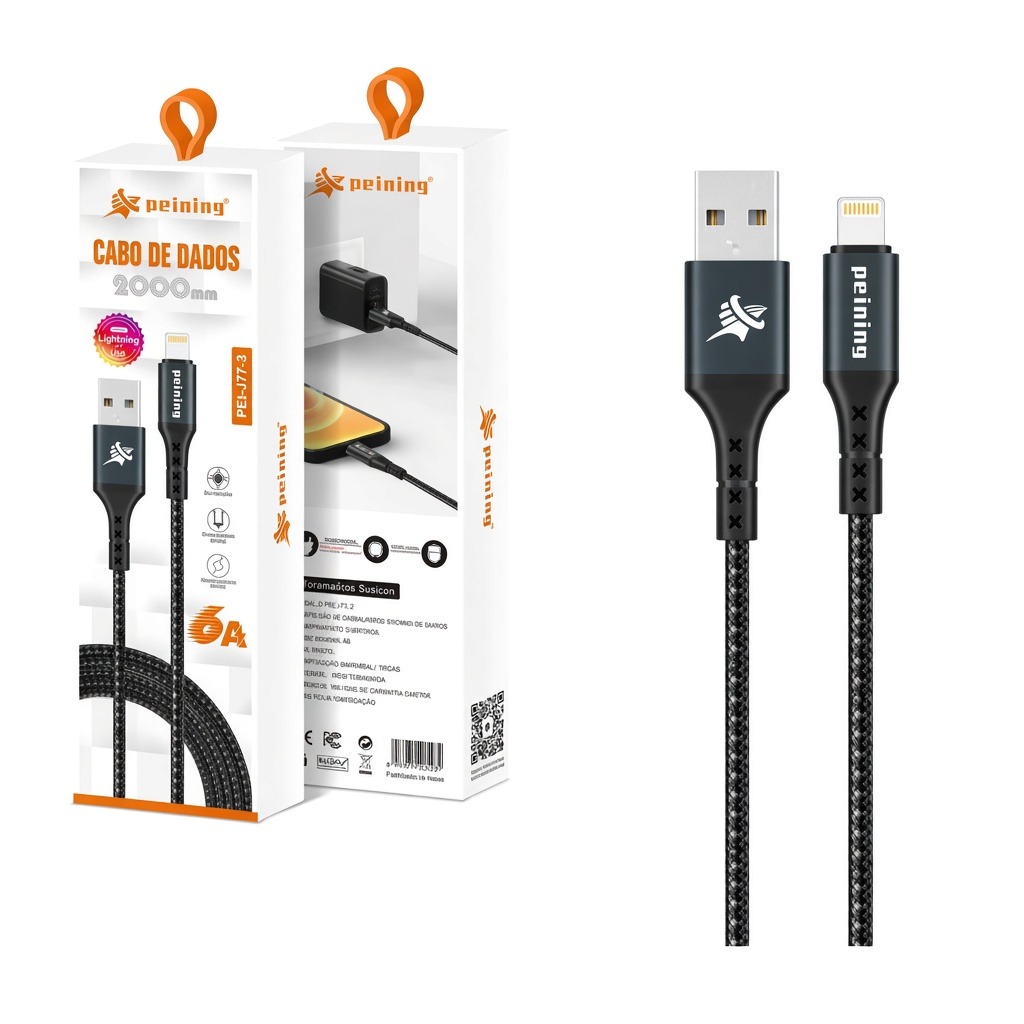 Cabo De Dados Ios Reforçado 2M 6A Pei-J77-2