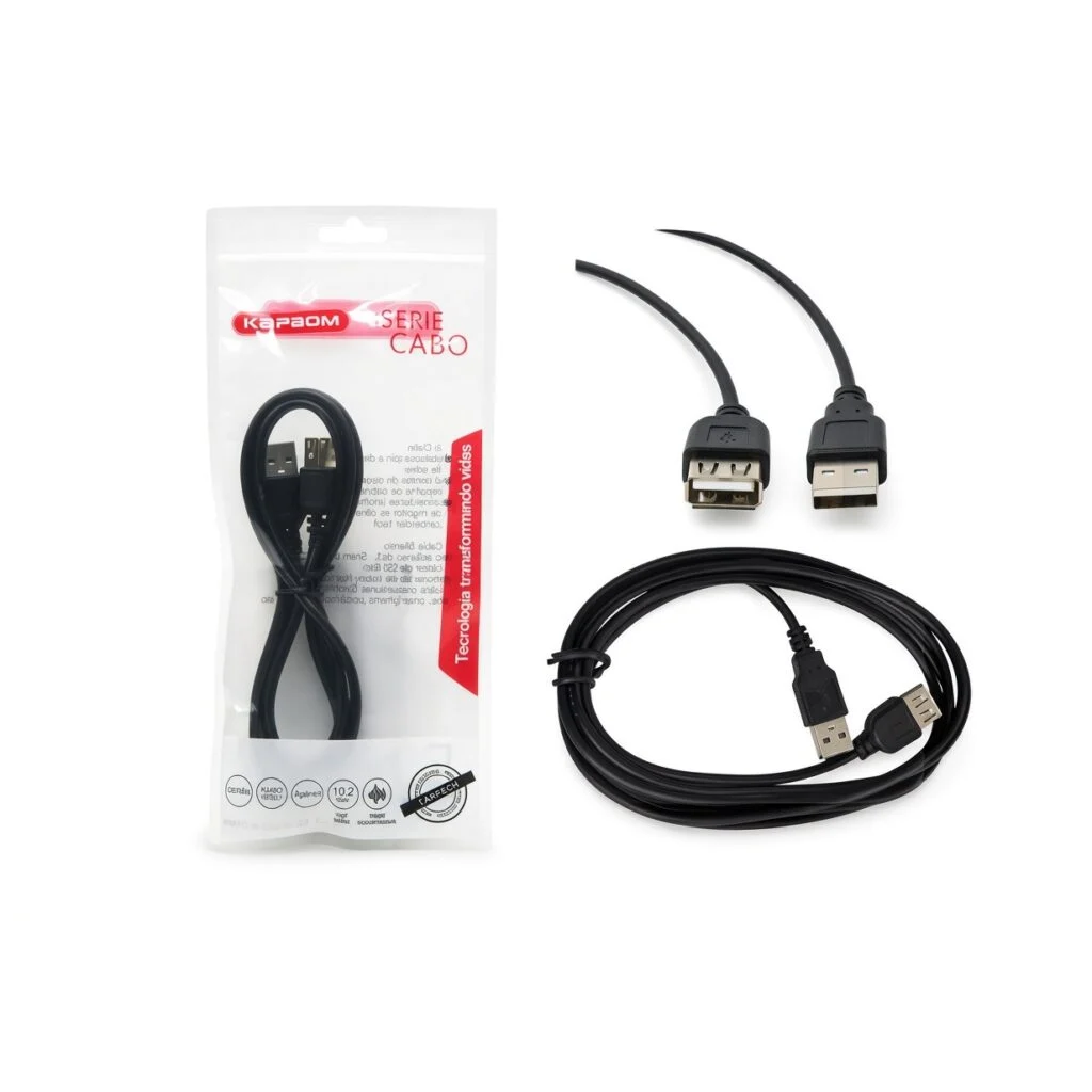Cabo Usb Macho Para Fêmea Kap-Un-1.5M