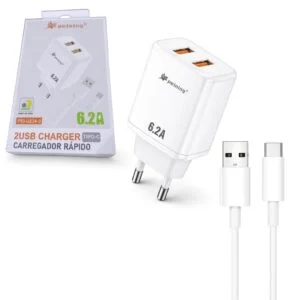 Carregador 2Usb 6.2A Tpc Pei-U234-3