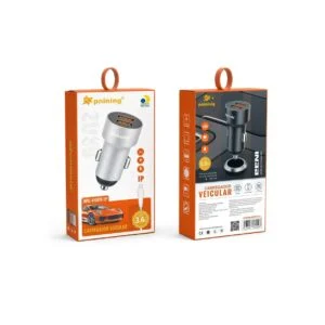 Carregador Veicular Ios Wu-F009 Ip