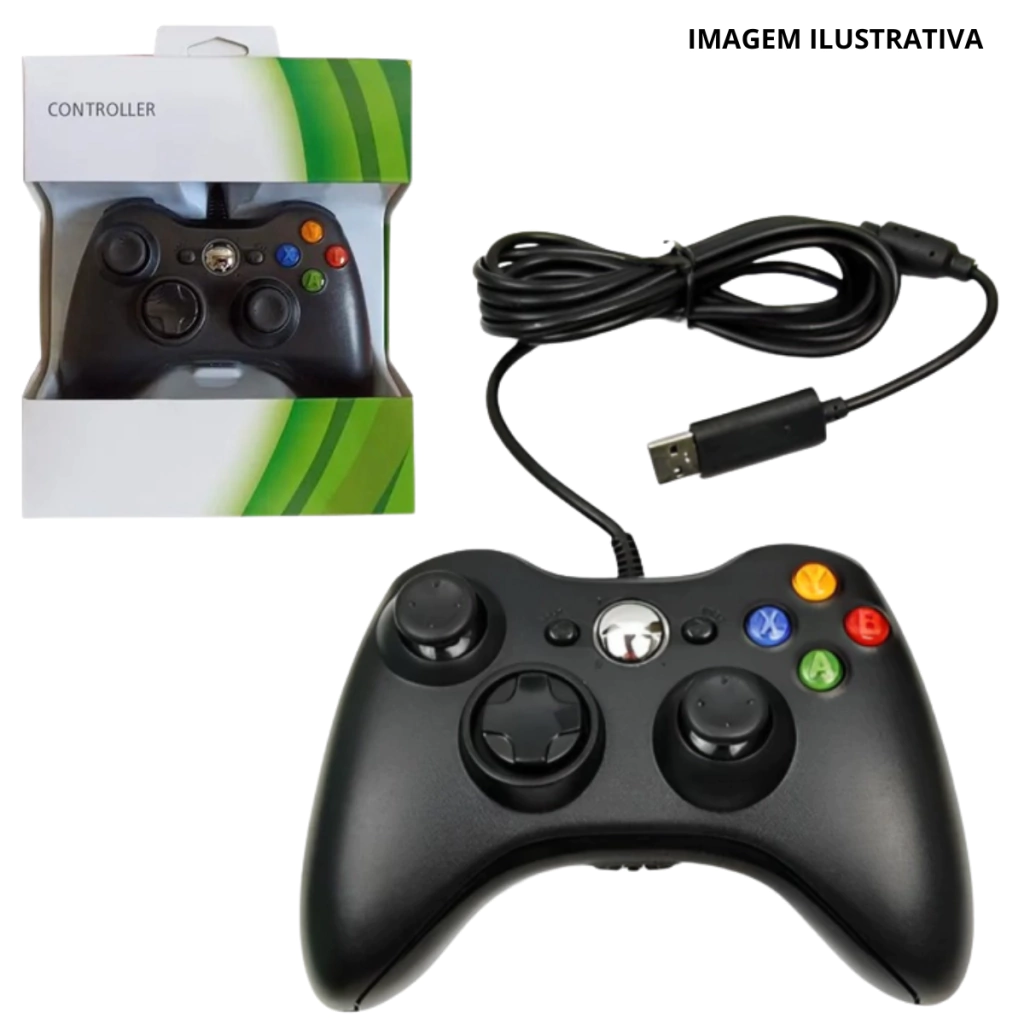 Controle X Box 360 C/Fio Kts-360H Kap-360