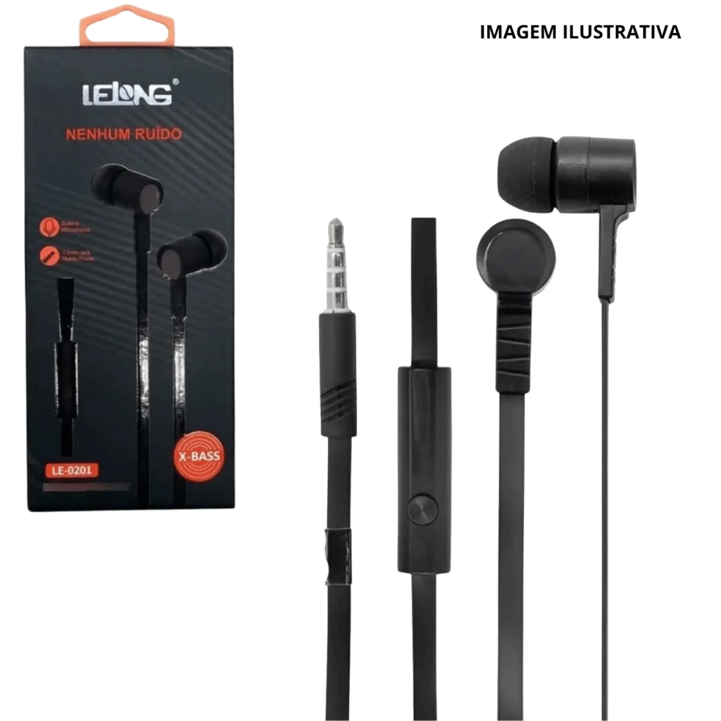 Fone Com Fio Lelong Le-0201