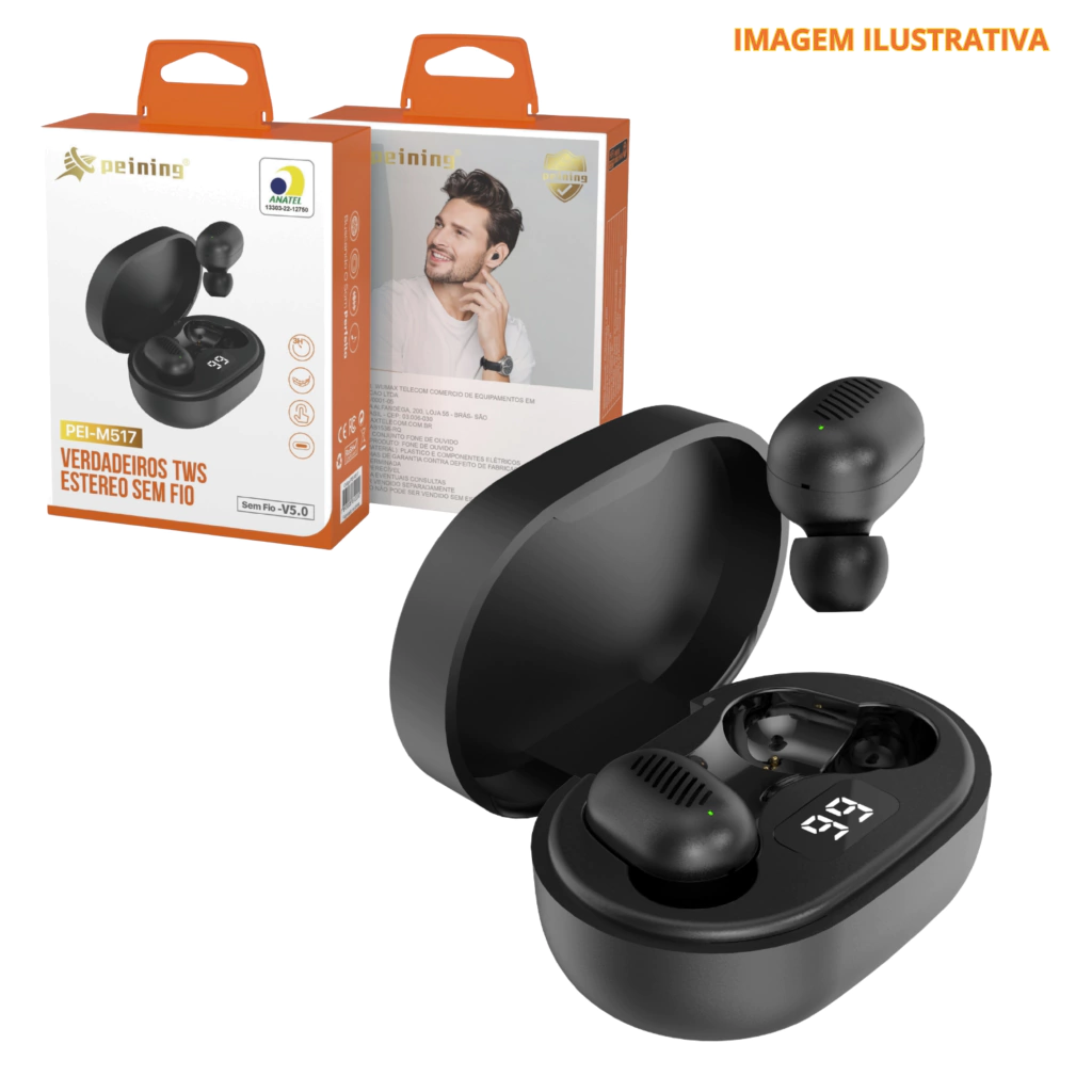 Fone De Ouvido Sem Fio Pei-M517