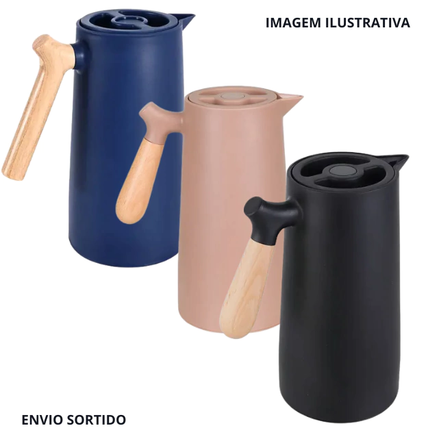 Garrafa Térmica 1L Wood Eco23004