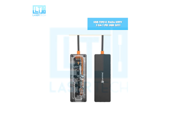 Hub Tipo C Para Hdtv 5 Em 1 Pei-Hub 3011