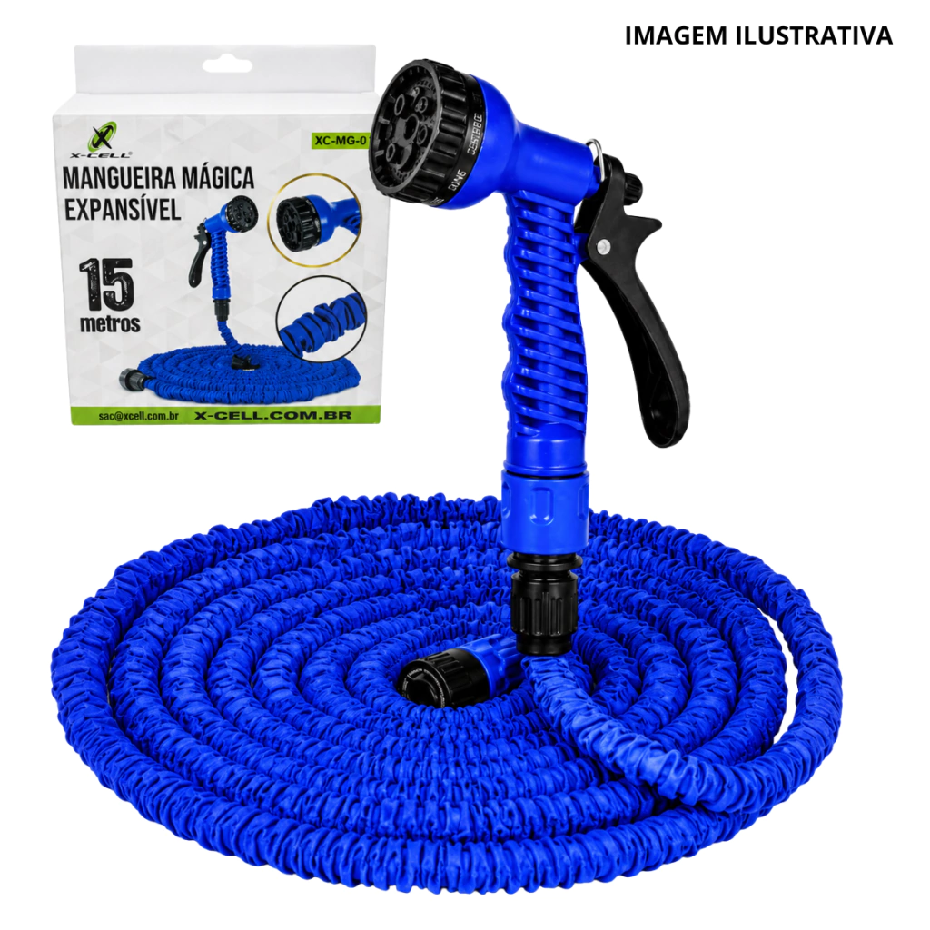 Mangueira Mágica Expansível 30M Xc-Mg-02 X-Cell
