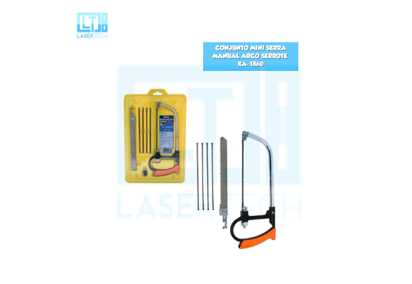 Conjunto Mini Serra Manual Arco Serrote Ka-1860