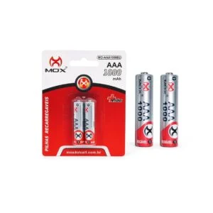 Pilha Aaa Recarregavel Com 2Und Mo-Aaa1000B2