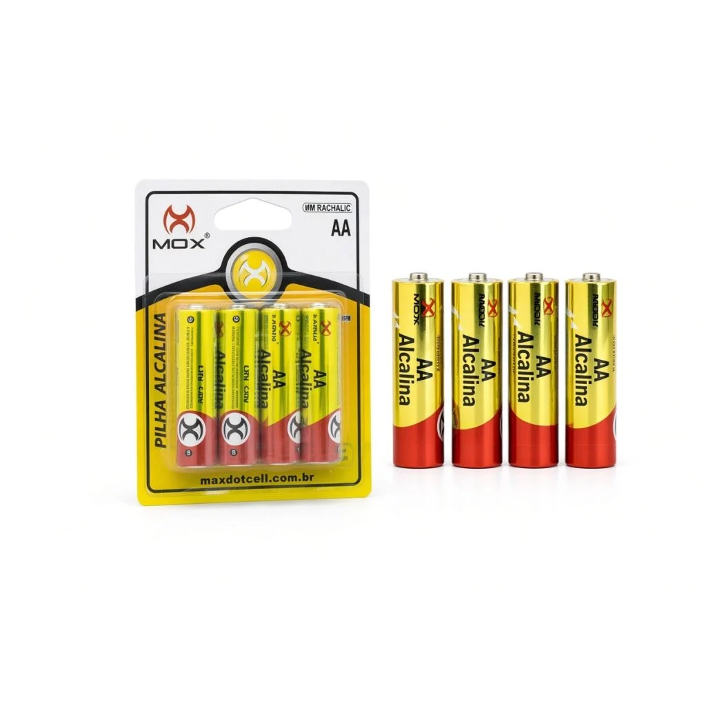 Pilha Alcalina Aa C/ 4 Und Mo-Aac4Alk