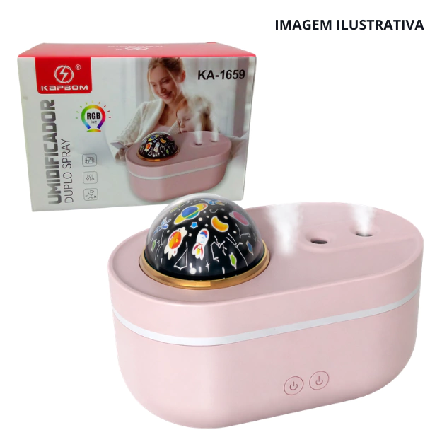 Umidificador Duplo Spray Ka-1659 Kapbom