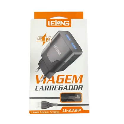 Carregador Viagem Ios Le-231Fp