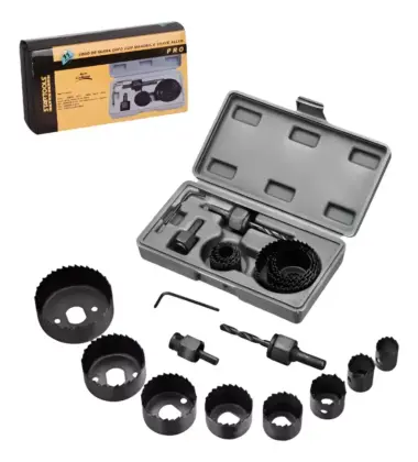 Jogo De Serra Copo C/ Mandril E Chave Allen Ar0474 Startools