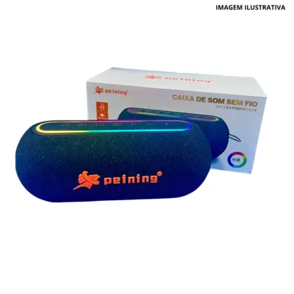 Caixa De Som 50W Led Rgb Pei-S103