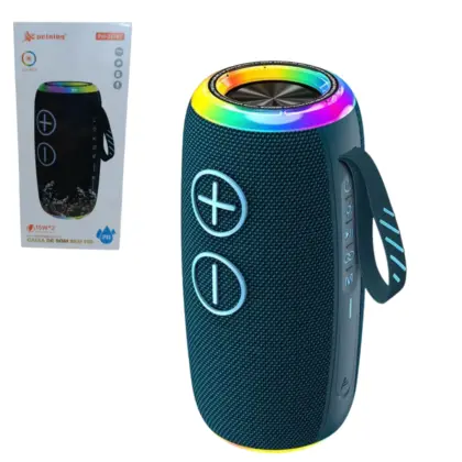 Caixa De Som Led Rgb 30W Ipx6 Pei-239Bt