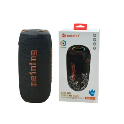Caixa De Som 30W Led Rgb Pei-237Bt Peining