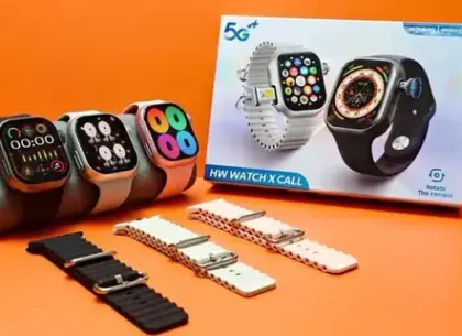 Relógio Smart Watch 49Mm C/ Câmera E Chip Hw Watch X Call