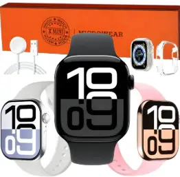 Relógio Smart Watch 42Mm 2 Pulseiras W10 Pro Mini