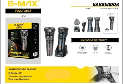 Máquina De Cortar Cabelo Profissional Bm-C053