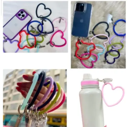 Pingente De Celular E Garrafa Formas Variadas